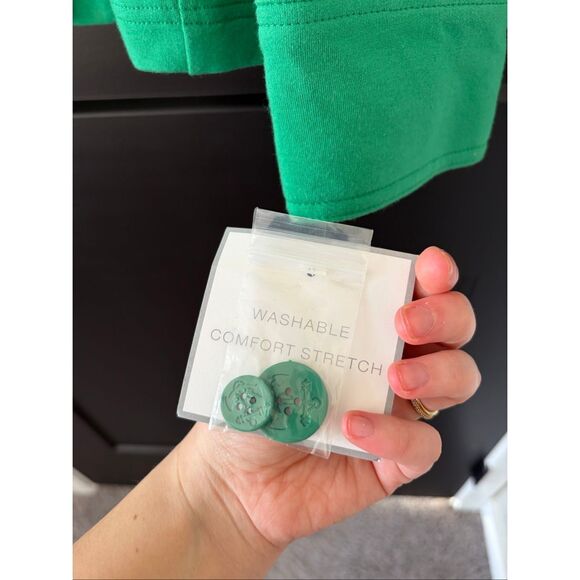 NWT Sag Harbor Sport Solid Green Sport Jacket Button Up Size XL Cotton - Picture 5 of 8